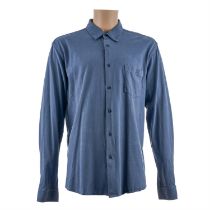 Hugo Boss Slim Fit Blue Mysoft Shirt - Long Sleeve - Size XXXL - 50467445 - RRP £119