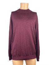 Thomas Maine Red Knit Pullover - Size XL - RRP £149.00