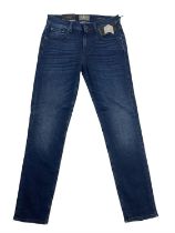 7 For All Mankind Blue Slimmy Jeans - Size 30 - RRP £349.00