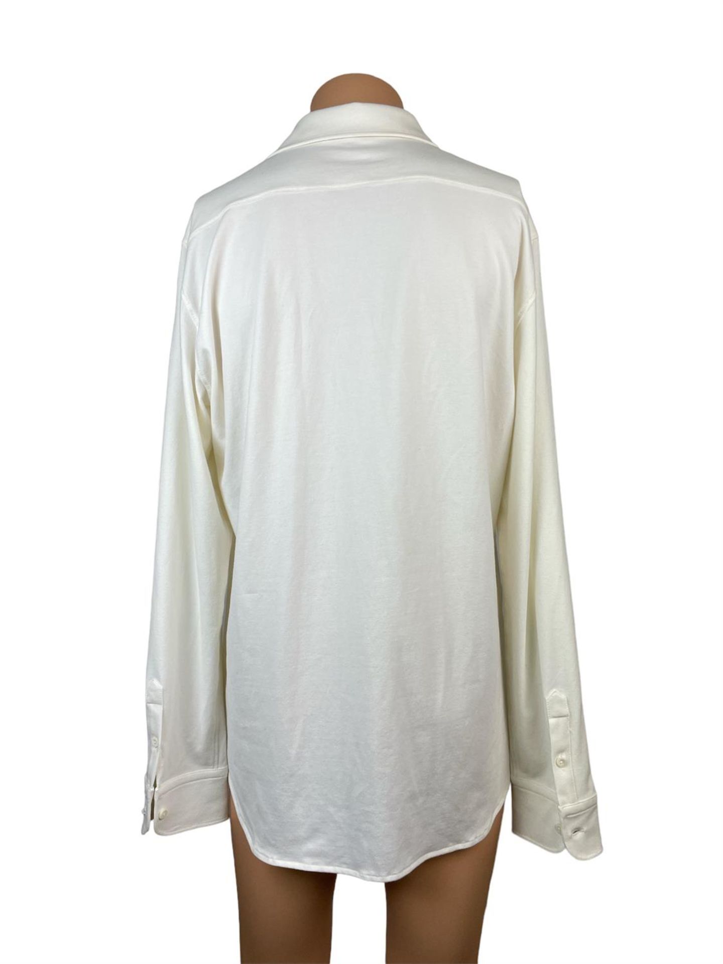 Circolo White Long Sleeve Shirt - 3610 - Size XXL - £199.00 - Image 2 of 2