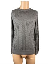 Thomas Maine Brown Knit Pullover - Size XXL - RRP £199.00