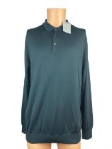 Thomas Maine Green Polo Pullover - Size XL - RRP £159.00