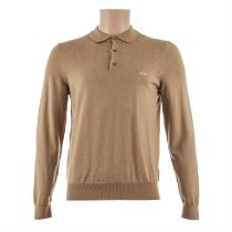 Hugo Boss Camel Bono Polo Top - Long Sleeve - Size S - 50476357 - RRP £179.99