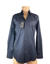 Hugo Boss Navy Hank Shirt - Size 15 - 50484241 - RRP £129.00