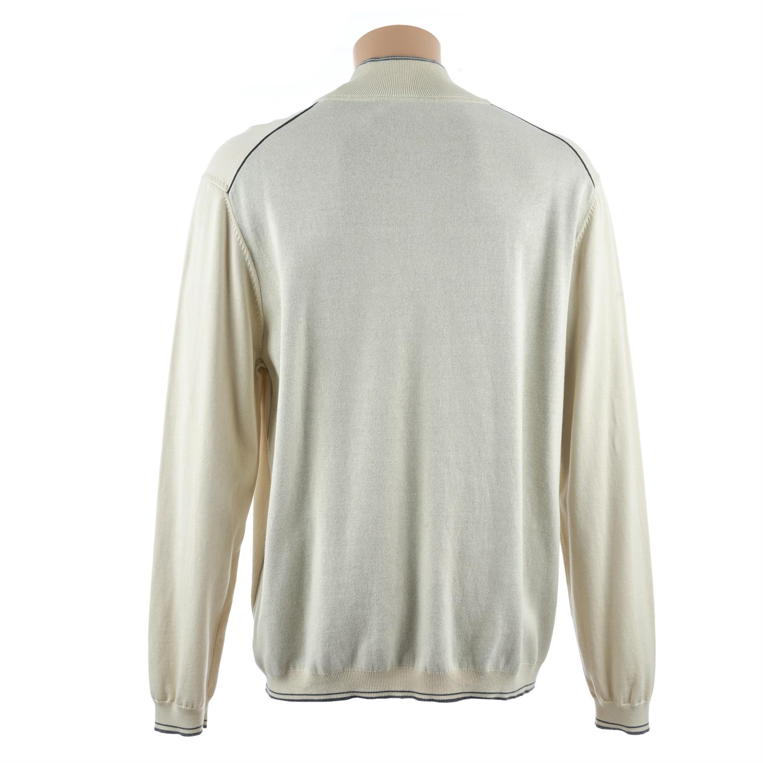 Hugo Boss Beige 1/2 Zip Zitom Pullover - Size XXXL - 50475096 - RRP £179.00 - Image 2 of 2