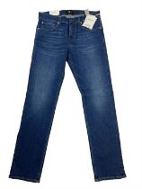 7 For All Mankind Blue Slimmy Jeans - Size 32 - RRP £269.00