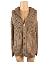Thomas Maine Camel Knit Pullover - Size S - RRP £179.00