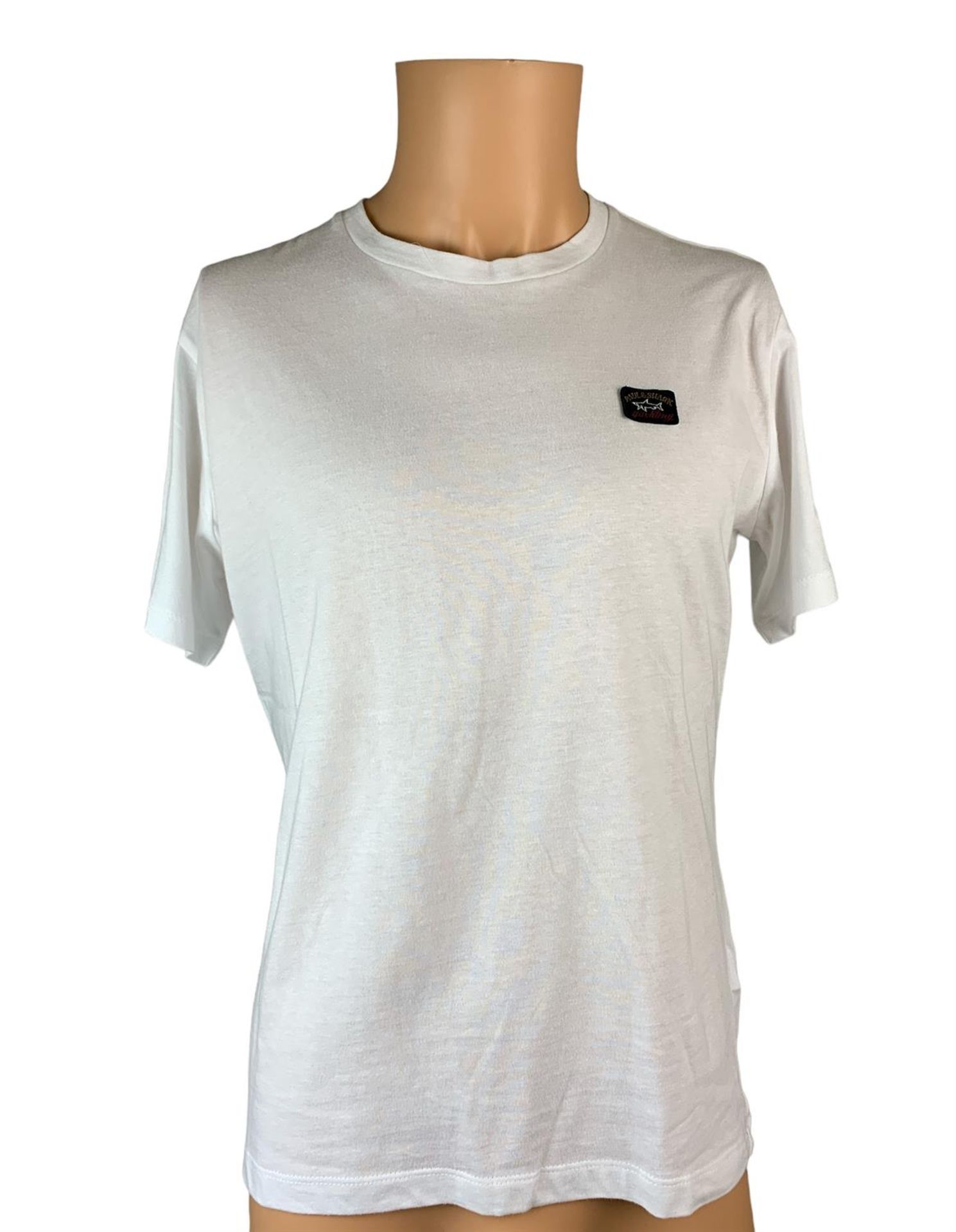 Paul & Shark T-Shirt With Logo - Size XXL - White - C0P1002S.22 - RRP £169