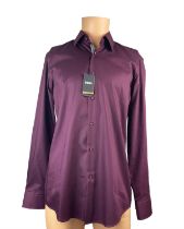 Hugo Boss Purple Hank Shirt - Size 15 1/2 - 50484241 - RRP £129.00