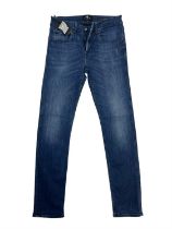 7 For All Mankind Slimmy Blue Jeans - Size 30 - RRP £259.00