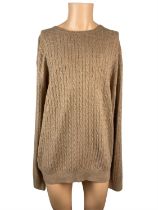 Thomas Maine Camel Knit Pullover - Size XL - RRP £249.00