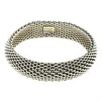 Silver Woven bangle, by Tiffany & Co.