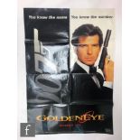 Two James Bond related posters comprising a Goldeneye teaser one sheet poster and a James Bond