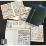 A collection of used regional, Commonwealth and world postage stamps contained in ten stock books,
