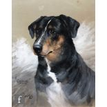 REUBEN WARD BINKS (1880-1950) - Portrait of the foxhound 'Cobber', gouache, signed and titled,