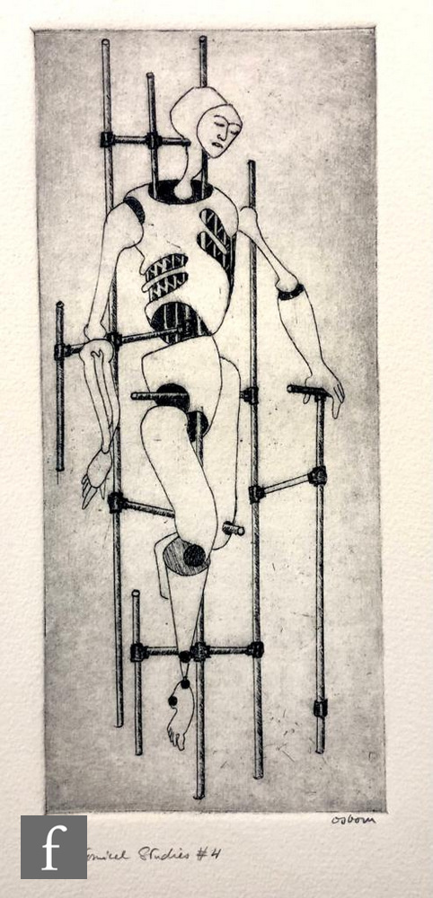 BAYARD OSBORN (1922-2012) - Anatomical Studies #2, etching, unframed, signed, titled and numbered - Image 3 of 4