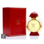 A contemporary Cartier 200ml Factice perfume display bottle for Panthere de Cartier, the facet