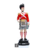 A Royal Worcester military figure from the Historical Figures series modelled as an Officer of the