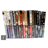 A collection of VHS 1980s/90s music videos, titles to include, Kurt and Courtney, Jimi Hendrix,