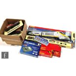 A collection of OO gauge model railway, to include a Hornby R1071 Eurostar train set, with