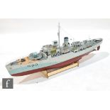 A Graupner SJ Premium Line model of HMS Bluebell, model number 2200, approximate scale 1:48,