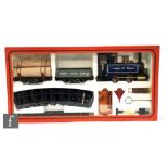 An O gauge Mamod Steam Railway Company RS1 live steam train set, to commemorate the wedding of the