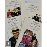 The complete four volume auction catalogue for the Elton John sale at Sotheby's, Tuesday 6th to