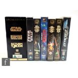 A collection of Star Wars VHS videos, to include Special Edition Star Wars Trilogy, Phantom