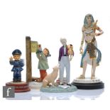 A Wedgwood limited edition figure of Tutankhamun - The Boy King, the first figurine in the Legends