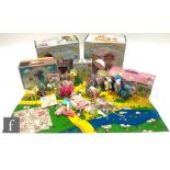 A collection of G1 My Little Pony figures, playsets and accessories, to include the Show Stable, the