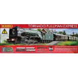 An OO gauge Hornby R1169 DCC ready Tornado Pullman Express train set, comprising 4-6-2 BR green '