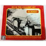An OO gauge Hornby R2138 The Colliery Set, comprising 0-6-0 BR black 44523 locomotive and rolling
