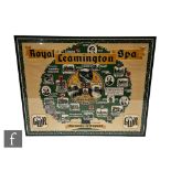 A large 1930's style GWR poster for Royal Leamington Spa, tree design detailing local towns and