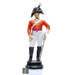 A Royal Worcester military figure from the Historical Figures series modelled as an Officer of the