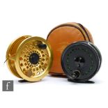 A 20th Century Penn Gold Medal, Freshwater No 4 fly reel and a 1960s fly fishing reel by J.W Young