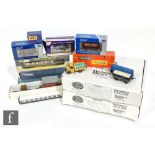 A collection of assorted OO gauge rolling stock, coaches and accessories, boxed and unboxed, to