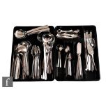 Viners - An extensive set of 'Studio line' cutlery, to include twelve soup spoons, nine serving