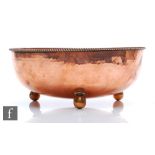 William H Pick for Dryad Handicrafts and Metal Work Company - An Arts & Crafts hammered copper bowl,