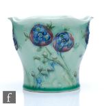 William Moorcroft - Liberty & Co - A small fern or cache pot decorated in the Tudor Rose pattern