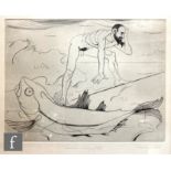 Francis West (1936-2015) - 'Jonah Regurgitated', etching, signed in pencil and numbered 8/75,