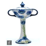 William Moorcroft - James Macintyre & Co - An early 20th Century Florian Ware bonbonniere