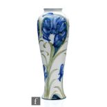 William Moorcroft - James Macintyre & Co - An early 20th Century Florian Ware vase of tall slender