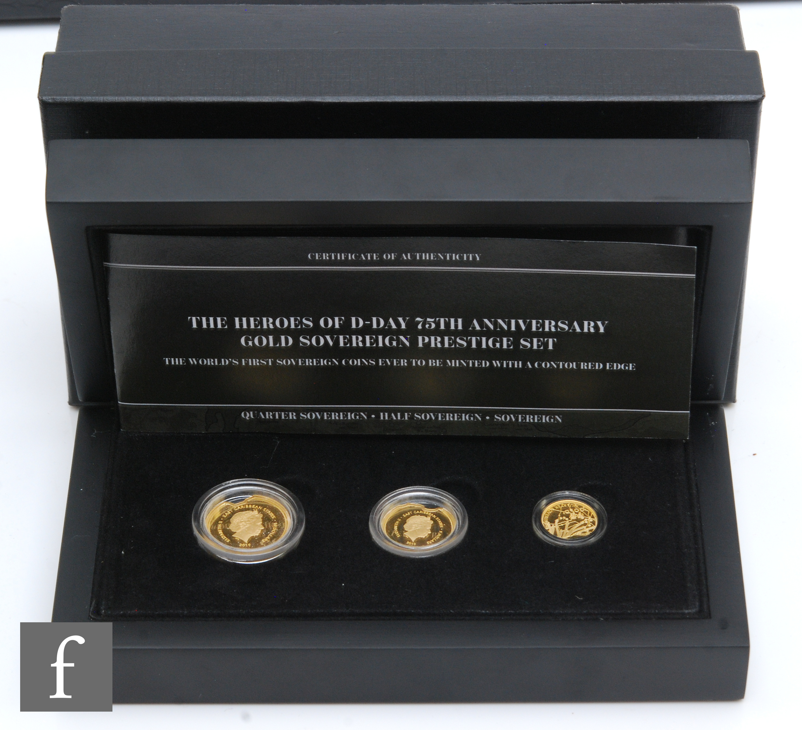 An Elizabeth II Heroes of D-Day 75th Anniversary gold sovereign set, dated 2019, certificate and