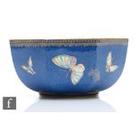 A 1920s Wedgwood Art Deco Ordinary Lustre octagonal bowl designed by Daisy Makeig Jones and