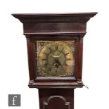 A late 18th and early 19th Century oak longcase clock, the brass dial inscribed John William Boot