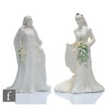 Two limited edition Coalport Compton and Woodhouse figures comprising Queen Elizabeth, The Queen