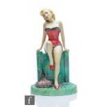 A Kevin Francis model of Marilyn Monroe, colourway two (rose pink basque) numbered 525 of 2000, with
