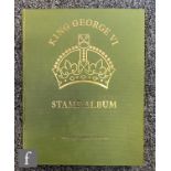 A Stanley Gibbons King George VI stamp album, for British Commonwealth issues, third edition, used