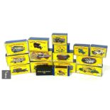 A collection of Matchbox Models of Yesteryear Code 2 models, mostly MICA convention issues, all