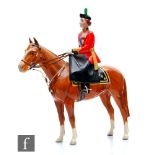 A Beswick H.M Queen Elizabeth II Mounted on Imperial, Trooping the Colour 1957, model 1546,